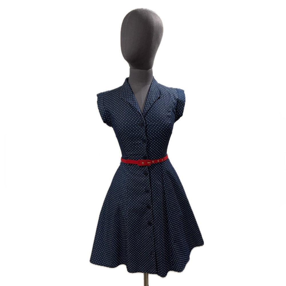 Annie 50 Designer Polka Dress - Size XS